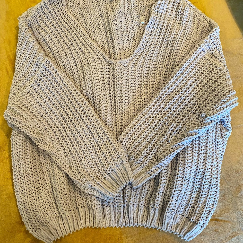 Super soft slouchy sweater top